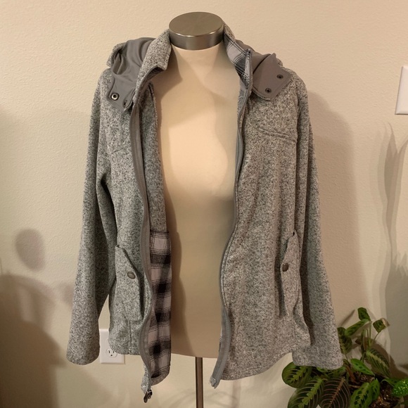 Eddie Bauer Jackets & Blazers - Gray Eddie Bauer hooded sweater Eddie Bauer Jackets & Blazers - Gray Eddie Bauer hooded sweater